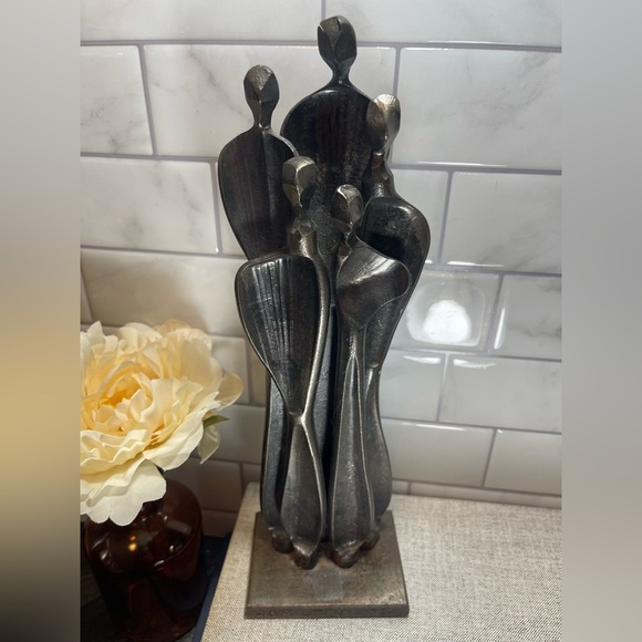 Rare Family Brutalist Metal Sculpture by Famous Canadian Artist Boris Kramer - Picture 4 of 15